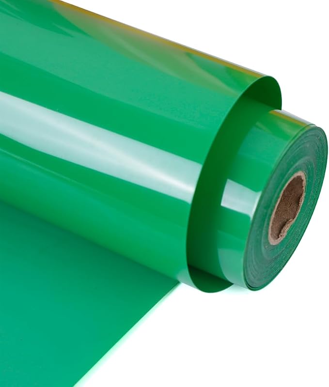 RENLITONG Fruit Green Iron on Vinyl 12Inch by 13ft Roll Heat Transfer Vinyl by RENLITONG