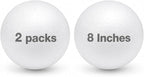 Evershine 2 Pack 8 Inch Craft Foam Ball by Evershine