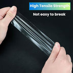 Ultra Thin Clear PET Double Sided Tape 0.5” x 82 Ft Strong Adhesive Removable - Image 6