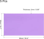 MECCANIXITY EVA Foam Sheets Light Purple 35.4 Inch x 19.7 Inch 2mm Thick Crafts - Image 2