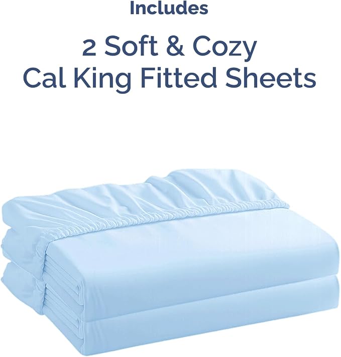 Cal King Size Fitted Bed Sheet - Image 4