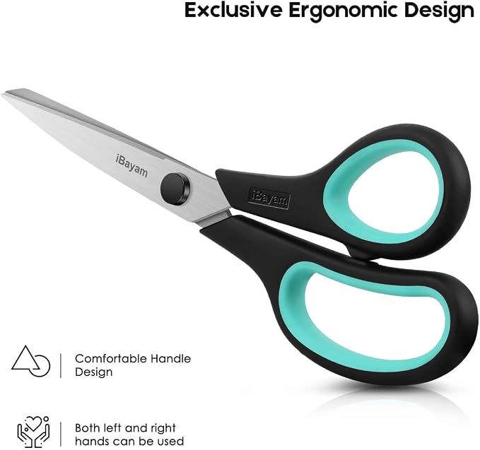 iBayam 8.5" Heavy Duty Scissors All Purpose - Image 2