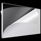 Roowest 1 Pcs 24 x 48 Inch, 1/2 Inch Thick Clear Acrylic Sheets Plastic by Roowest