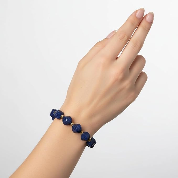 34pcs Natural Lapis Lazuli Stone Beads - Image 5