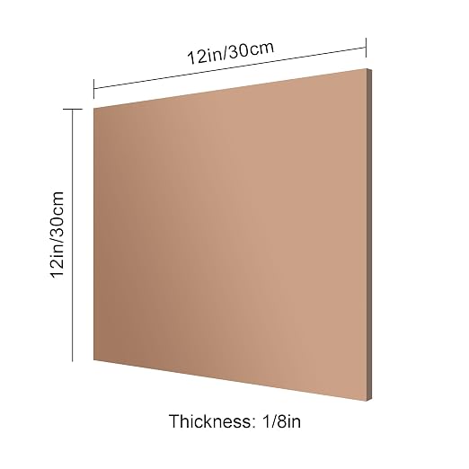 12x12 Inches Bronze Mirror Acrylic Sheet – 2 Pcs Reflective Acrylic Panel - Image 6