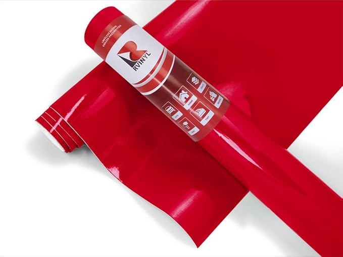 ORACAL 951 Geranium Red Gloss Permanent Adhesive Vinyl Roll by Rvinyl