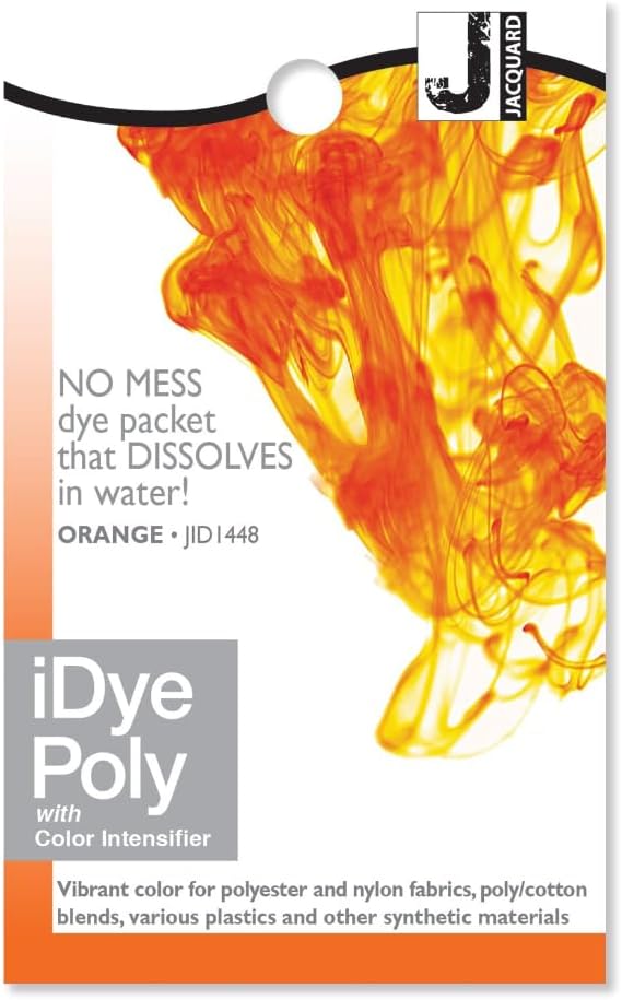 Jacquard iDye Fabric Dye 14 Grams- Poly Orange by Jacquard