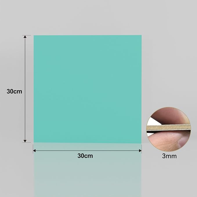 4 Pack Green Basswood Sheets for Crafts, DIY Ornaments & Architectural Models - Image 2