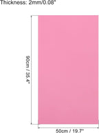 MECCANIXITY EVA Foam Sheets Pink 35.4 Inch x 19.7 Inch 2mm Thick Crafts Foam - Image 2