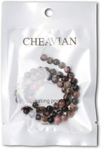 60PCS 6mm Natural Black Line Rhodochrosite Gemstone Smooth Round Loose Beads - Image 5