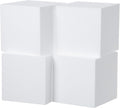 Crafare 4 Pack Craft Foam Blocks 6x6x6inch Polystyrene Brick Square by Crafare