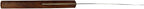 HTS 316V8 8.5" Tapered Wood Handle Stainless Steel Palette Knife - Image 2