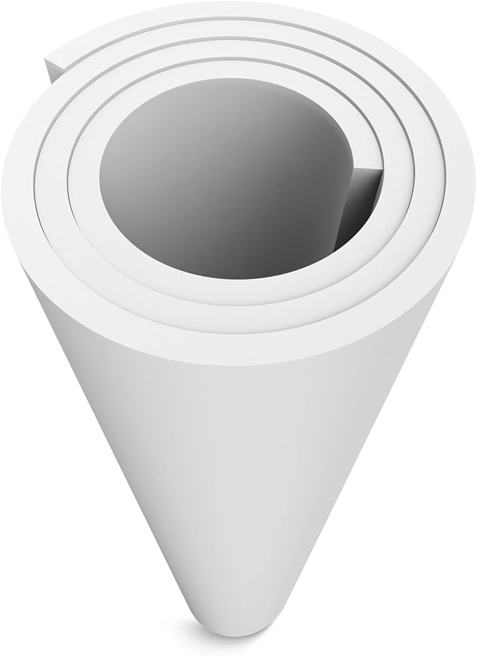 MEARCOOH EVA Foam Cosplay White 15mm Thick Large 35.5" x 59" Sheet Premium High by MEARCOOH