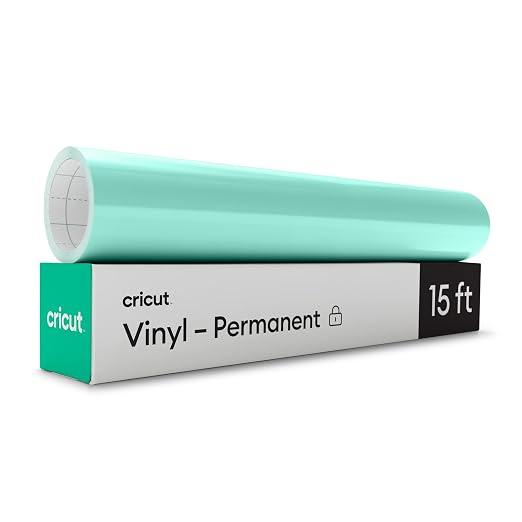 Cricut Premium Permanent Vinyl Roll, Mint by Unknown