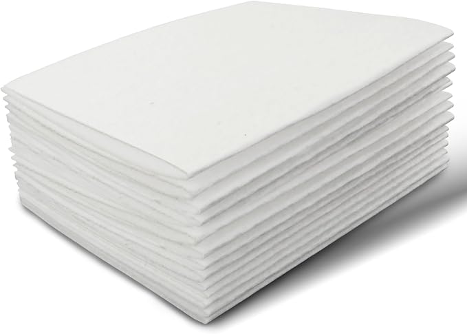 10Pcs Felt Sheets Fabric, 1mm | Polyester, by DIVINA+VITAE