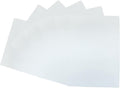 6 Pcs, 8 x 12 Inch White Felt Sheets, 2mm Thick | Felt Fabric by Moicstiy