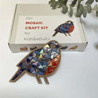 TATREBCRE DIY Mosaic Kit for Adults – Feather, Cat & Heart Designs – Christmas - Image 6