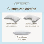 Coop Home Goods Eden Crescent Bed Pillow - Image 8