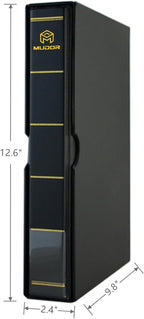 MUDOR Stamp Binder with Slipcase, Empty Stamp Collecting Albums, Stamp Stockbook - Image 2