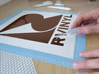 3M 7125 Deep Mahogany Brown Gloss Permanent Adhesive Vinyl Roll - Image 4