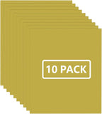 FUNKAKA Golden HTV Heat Transfer Vinyl Bundle, 10 Sheets Sticky HTV Vinyl by FUNKAKA