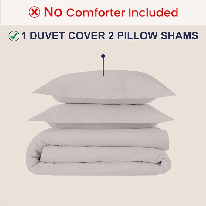 Kotton Culture 3 Pc Twin XL/Twin Duvet Cover Set-100% Egyptian Cotton 600 - Image 2