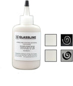 White GLASSLINE FUSING Paint Pen 2 oz Bottle by Unknown