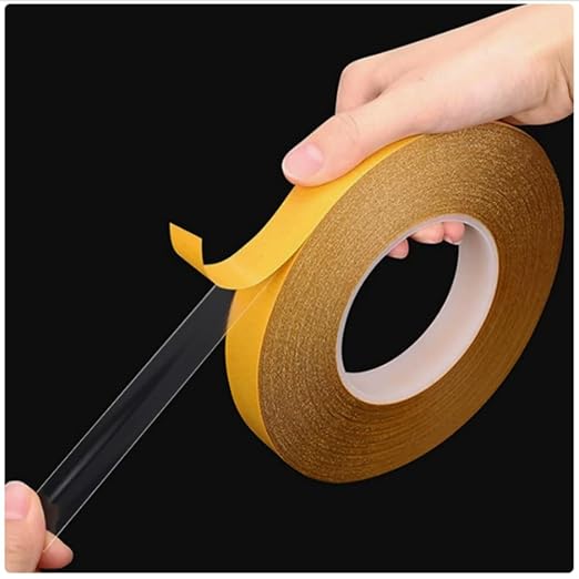 Ultra Thin Clear PET Double Sided Tape 0.5” x 82 Ft Strong Adhesive Removable by Unknown