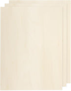 MECCANIXITY 3pcs Basswood Sheets 7.9 x 12 x 3/16 Inch Unfinished Wood Boards by MECCANIXITY