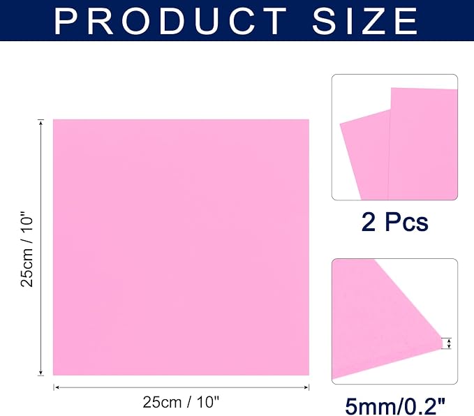 MECCANIXITY Foam Sheets Crafts 10x10 Inch 5mm EVA Craft Foam Paper Foam Sheets - Image 2