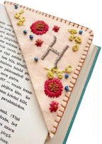 MOTEERLLU Personalized Hand Embroidered Corner Bookmark - Image 2