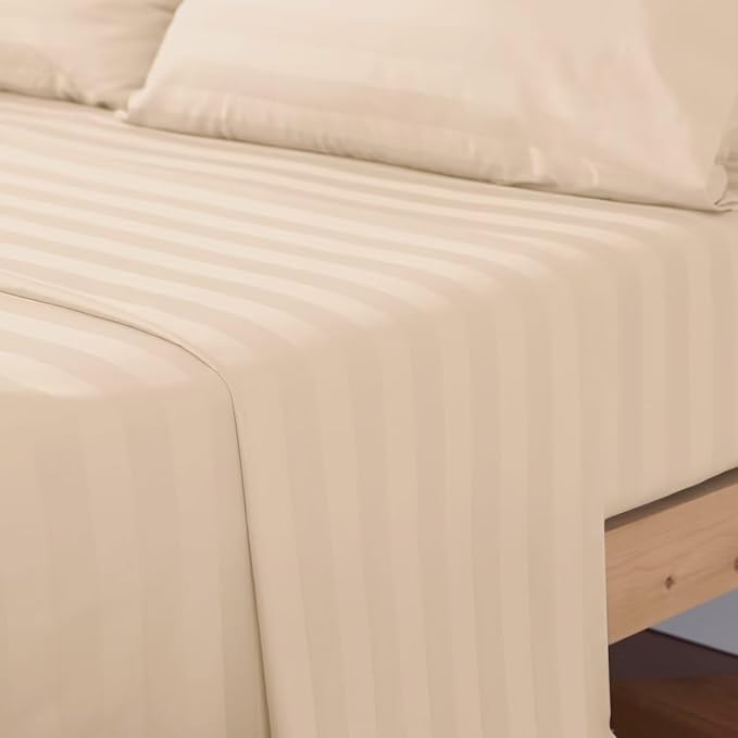 2-Pack Cotton Full Flat Sheet Only, 600 Thread Count 100% Egyptian Cotton Top - Image 6
