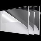 Roowest 3 Pcs 24'' x 36'', 1/8 Inch Thick Clear Acrylic Sheet Panels by Roowest