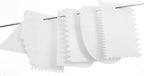 LRONG 6PCS Pottery Tools Plastic Clay Scraper Set Scraping Handle Carved Soft - Image 6