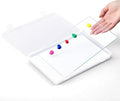 Nuanchu 1 Set Handy Glass Oil Paint Palette Included 10.2 x 6.8 x 1.2 Inches by Nuanchu
