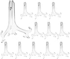 Artliving 5 Inch Clear Plastic Easels or Stand/Plate Holders to Display by Artliving