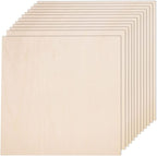 12 Pack 12 x 12 x 1/16 Inch-2 mm Thick Basswood Sheets by AWIZOM