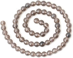 60PCS 6mm Natural Ice Obsidian Gemstone Round Loose Beads Crystal Energy Stone - Image 2