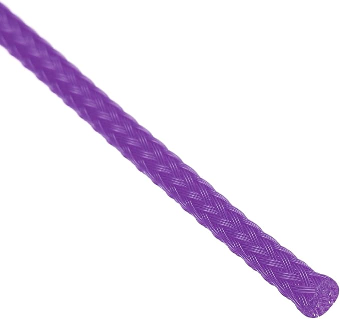 uxcell PET Expandable Sleeving 10ft 1/8" Purple Cable Management Sleeve Cord - Image 2