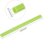 uxcell Mini Hot Glue Sticks for Glue Gun 11mm x 200mm Bright Green 12pcs - Image 2