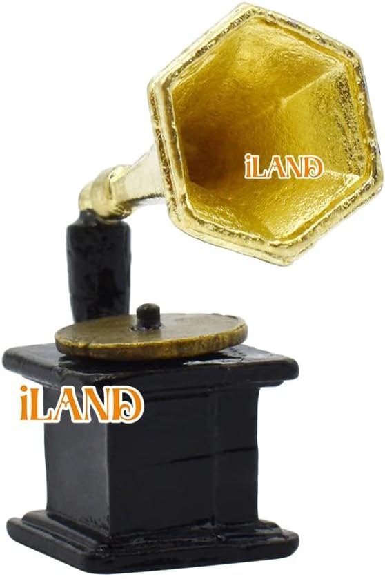 iLAND Miniature Dollhouse Accessories on 1:12 Scale, Grandfather Wall Clock and - Image 8