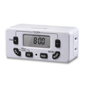 Fosmon 7 Day Digital Timers for Electrical Outlets, Indoor Plug-in Light Timers by Fosmon