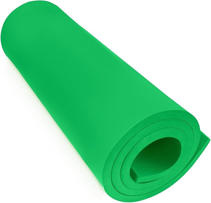 Do²ping Green Eva Foam Sheets Roll, 10mm EVA Craft Foam 39''x13.9'' High by Do%C2%B2ping