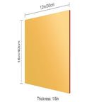 Gold Mirror Acrylic Sheet - Image 6