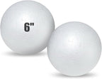 Styrofoam Balls 6 Inch, DIY Craft Giant Foam Ball by AHKUNMT