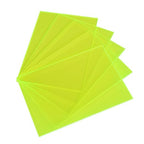 5 Pack Acrylic Sheet Green Fluorescent Colored Translucent Sheets Easy to Cut by Custign