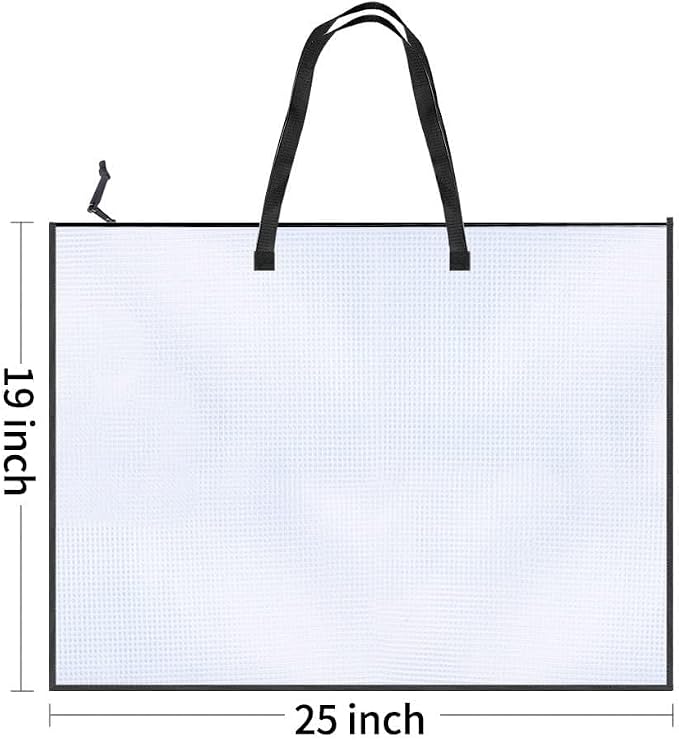 Opret 2 Pack 19x25 inch Art Portfolio Bags, Artwork Storage Case - Image 2