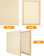 6 Pack Unfinished Wood Canvas Panels - Image 4