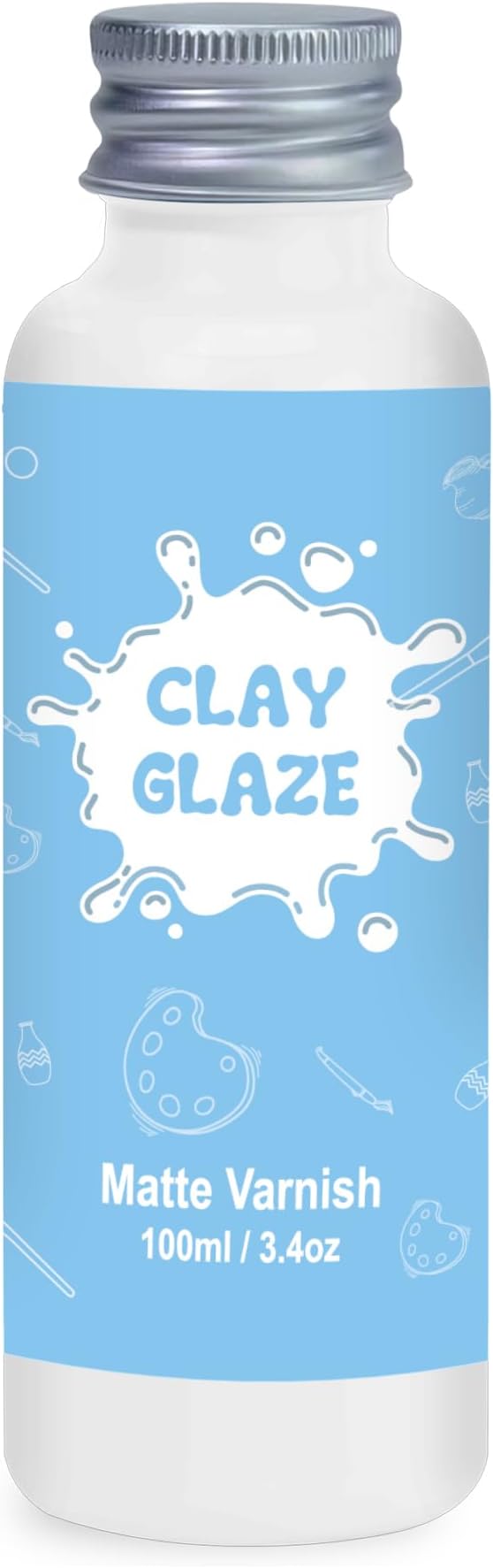 100ml Air Dry Clay Glaze, Air Dry Clay Varnish Can Not Only Used to Prevent by EIGTWEN