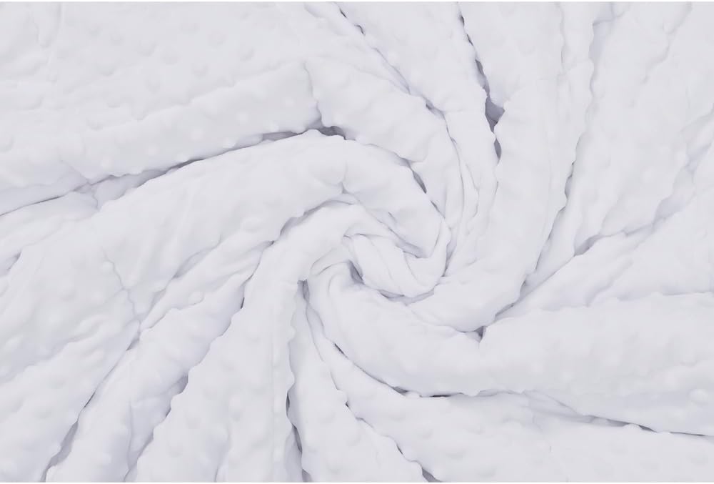 TONGDADA Minky Weighted Blanket | 40''x60'', 10lbs | Cozy and Soft Minky - Image 5